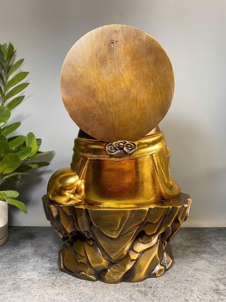 Tượng di lặc dát điểm vàng
