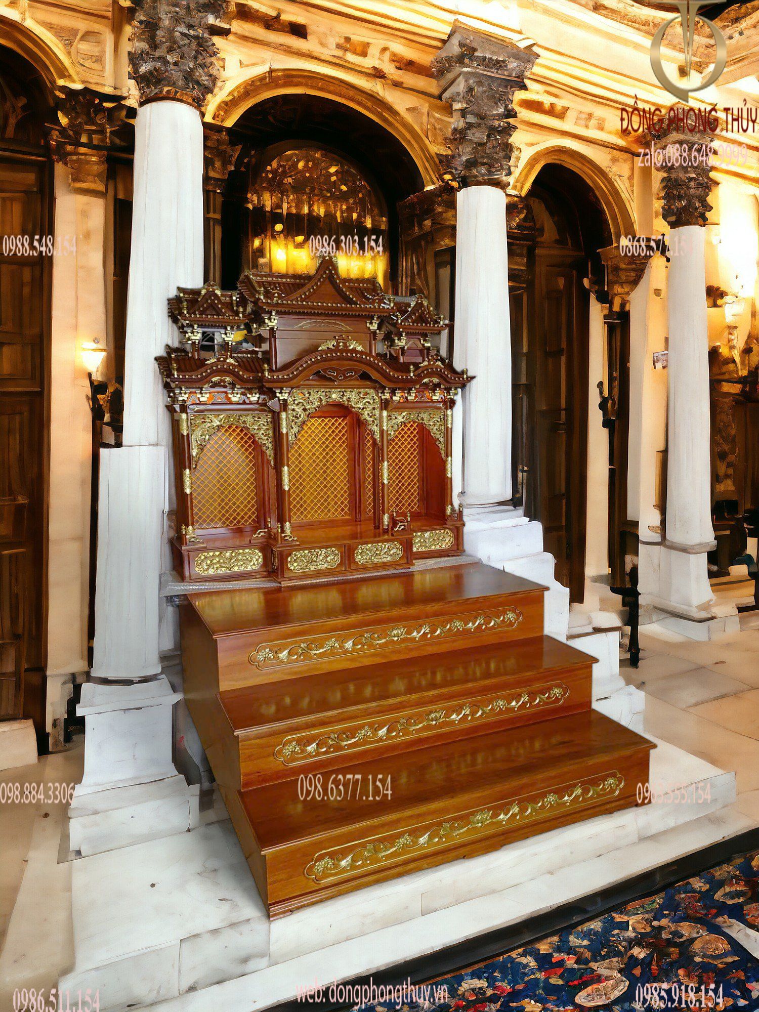 ban thờ thần tài