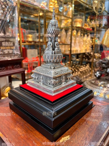 Tháp xá lợi  Cao 20 sâu 10 ngang 10 nặng 900gram