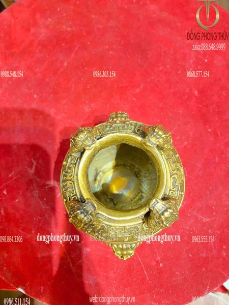 Bát hút lộc bằng đồng