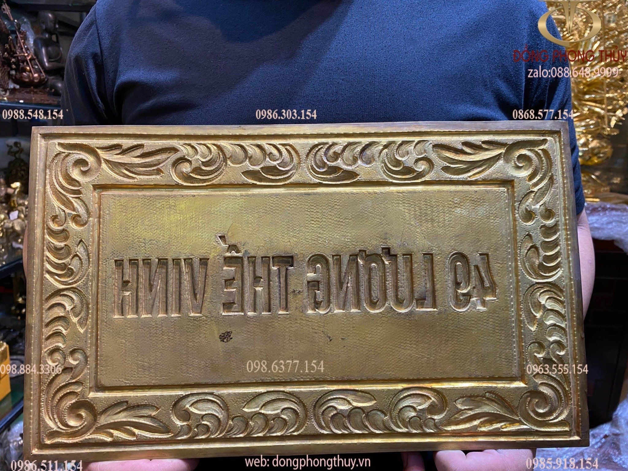 Biển số nhà bằng đồng