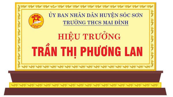 Bảng tên để bàn mạ vàng 24k