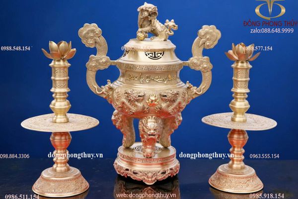 Bộ đỉnh đồng 65cm nặng 36kg