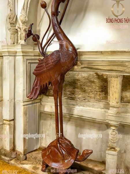 Bộ đỉnh đồng tai ngang long vân cao 62cm nặng 36kg