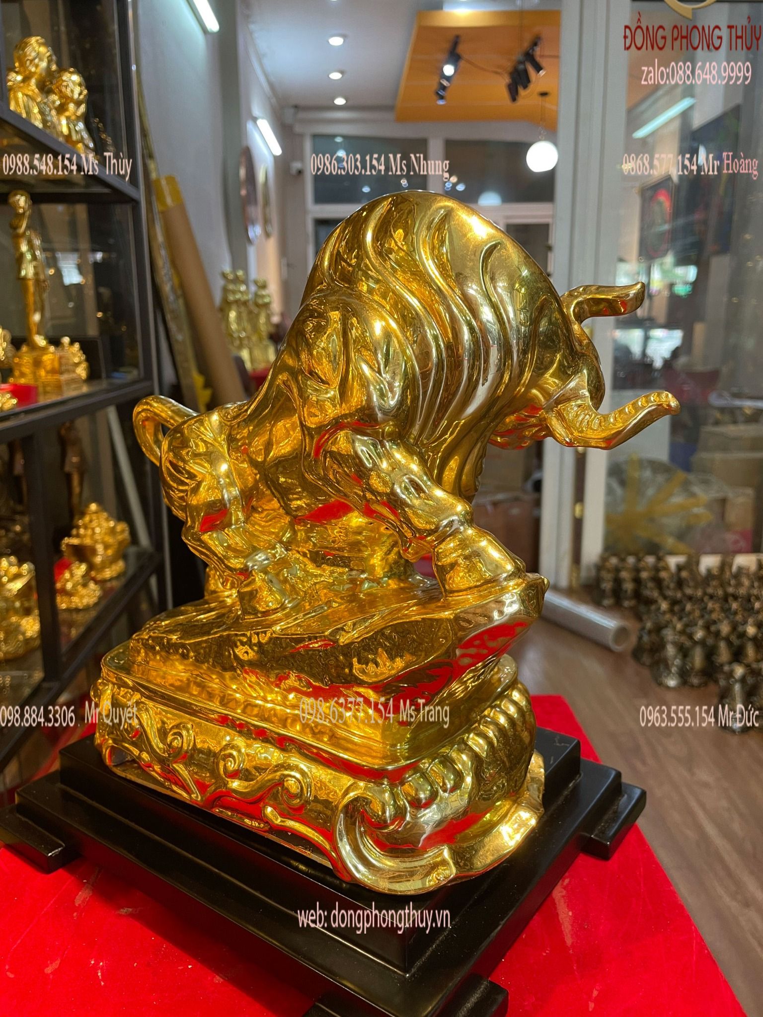 Tượng trâu phong thủy