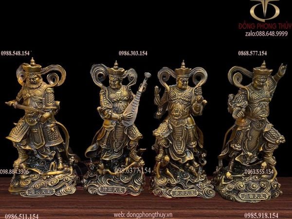 Bộ Tứ Đại Thiên Vương cao 41 ngang 19 sâu 10 nặng 27 kg