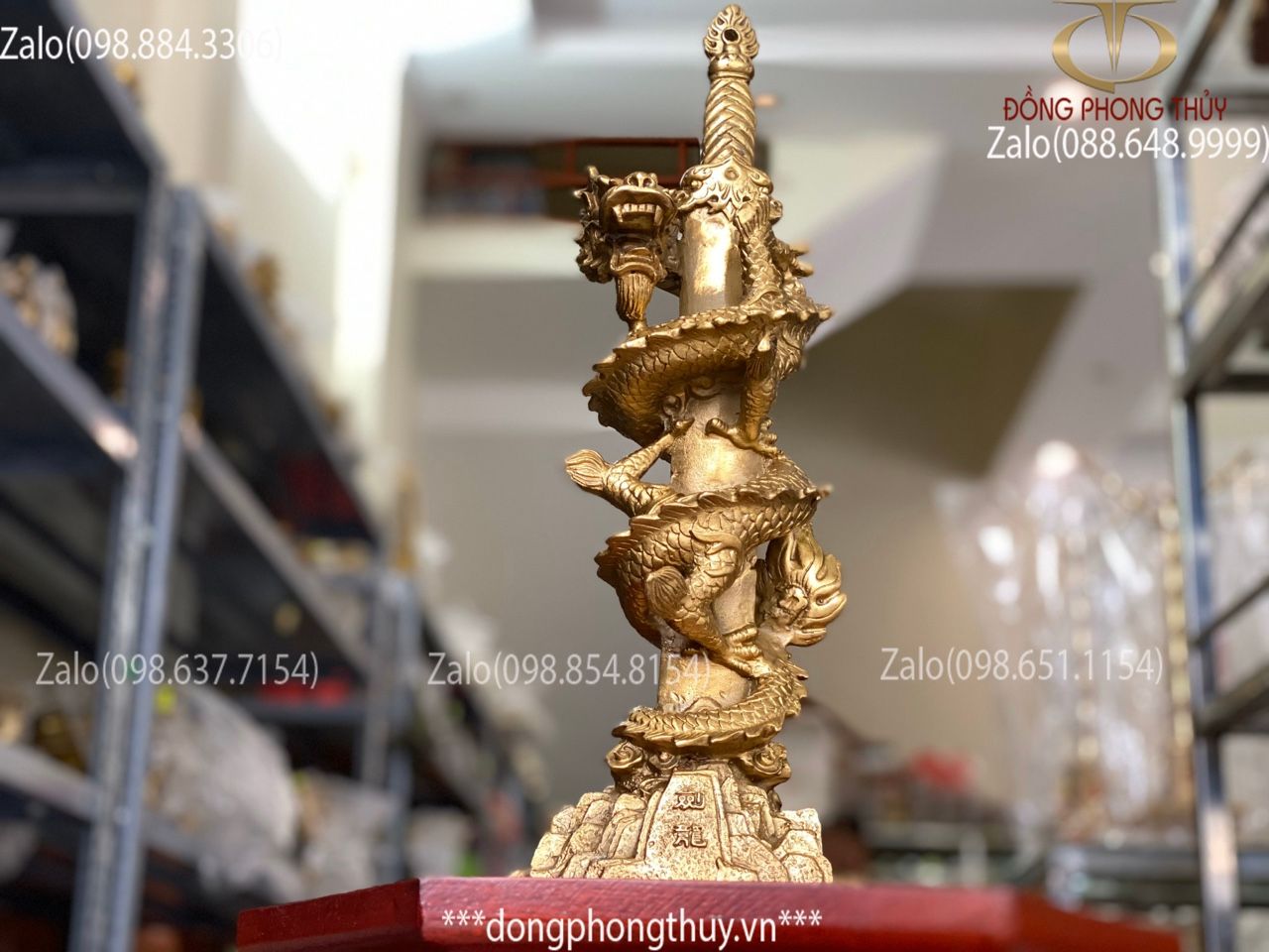 tượng rồng bằng đồng