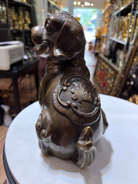Tượng chó phong thuỷ bằng đồng