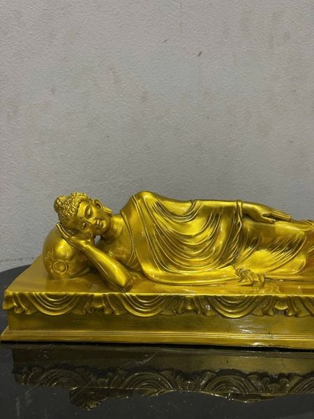 Tượng bổn sư Thích Ca Mâu Ni niết bàn ngang 38 nặng 5kg