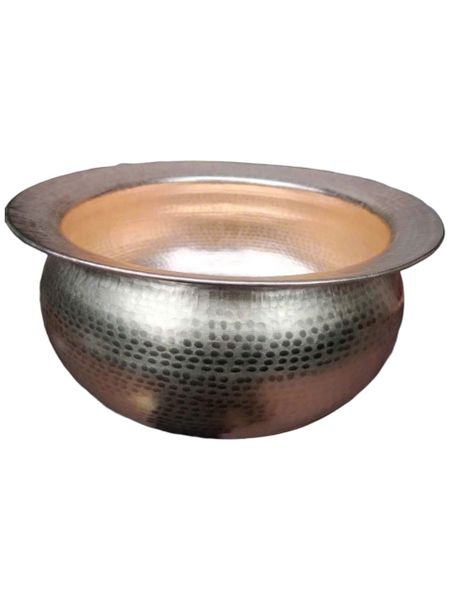 Chậu đồng vàng gò thủ công