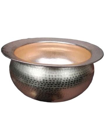 Chậu đồng vàng gò thủ công