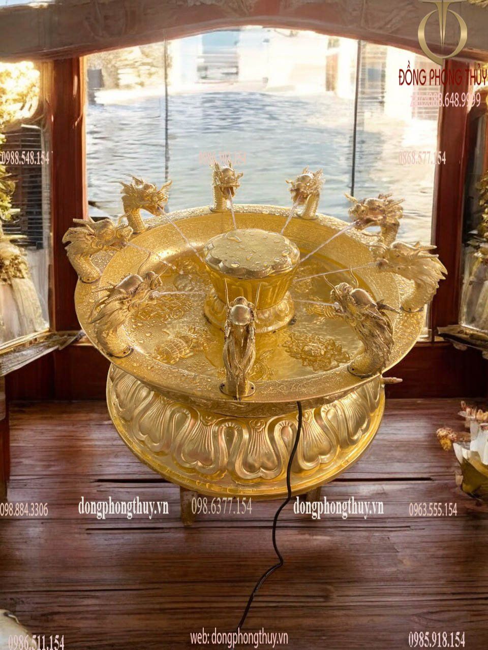 Chậu tắm Phật bằng đồng
