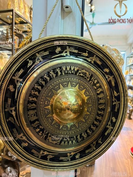 Chiêng đồng đường kính 40cm nặng 3kg