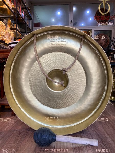 Chiêng đồng Đại Bái 80cm nặng 30kg