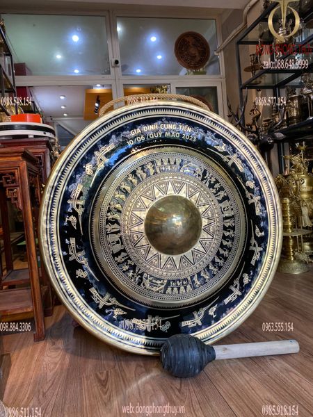 Chiêng đồng Đại Bái 80cm nặng 30kg