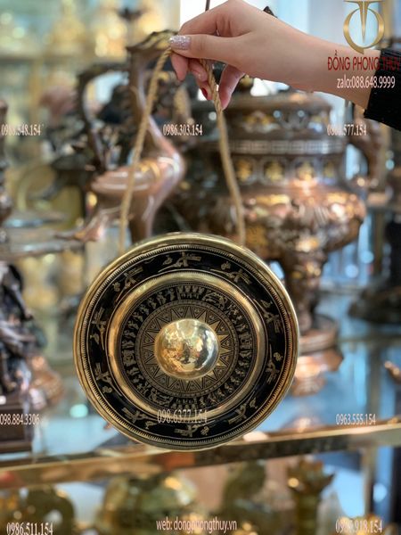 Chiêng đồng 25cm