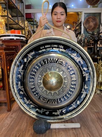 Chiêng đồng Đại Bái 80cm nặng 30kg