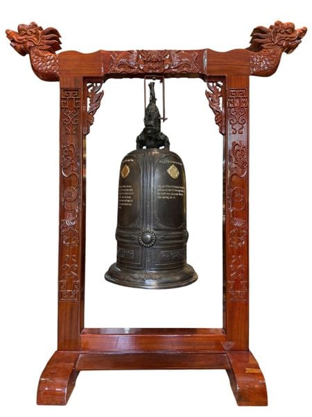 Chuông đồng cao 1m, đường kính miệng 49cm nặng 95kg