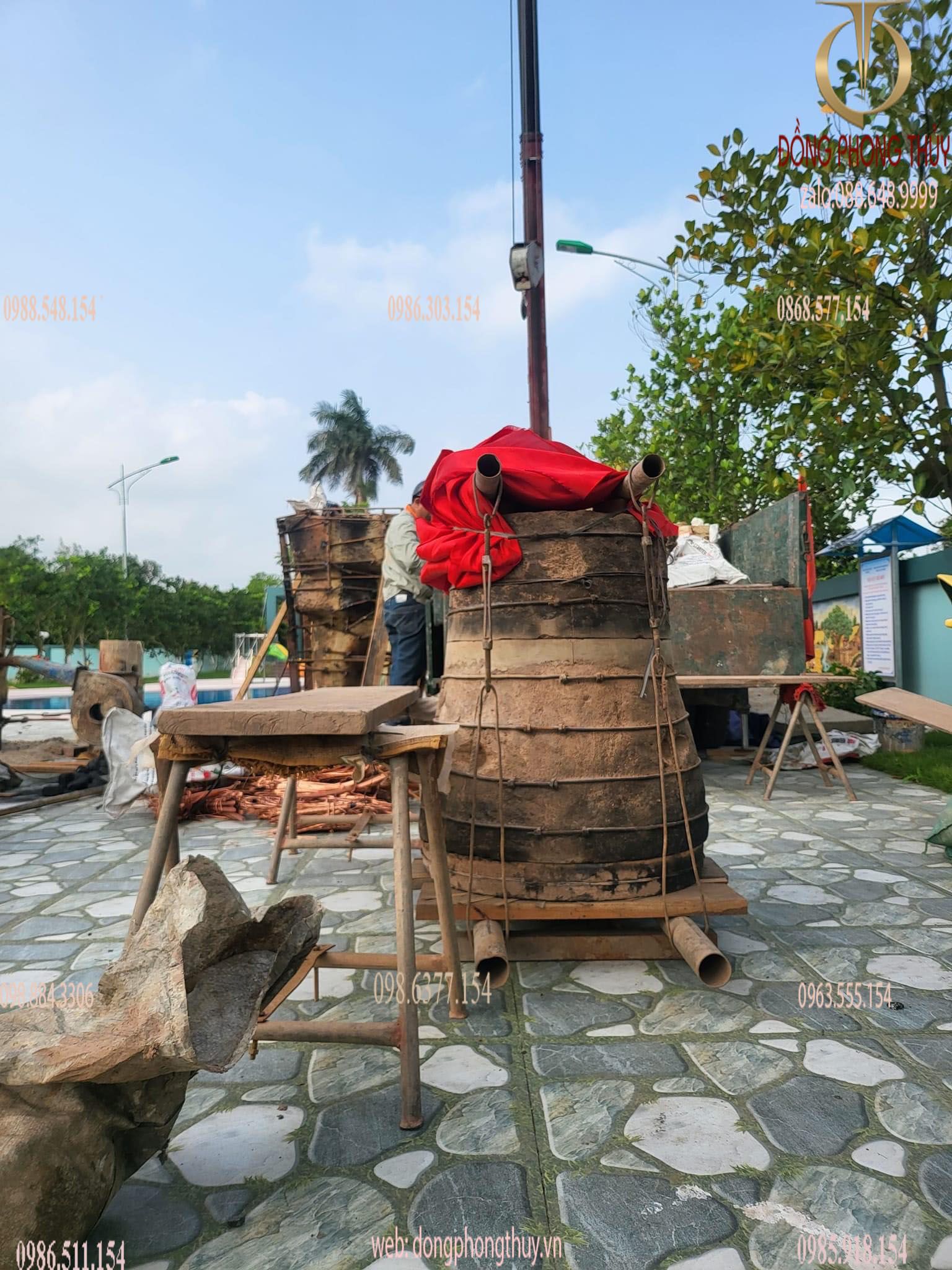 Chuông đồng 1100kg