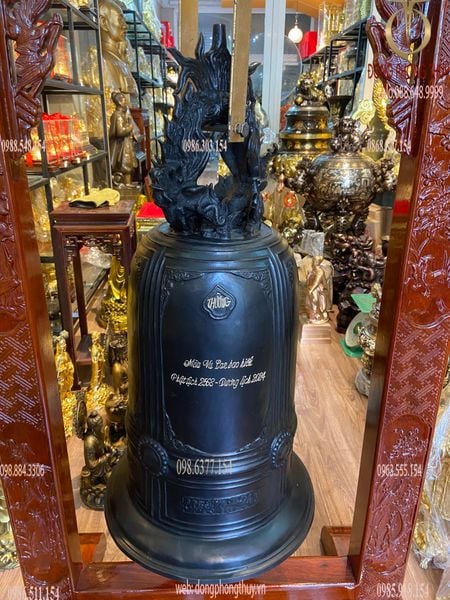 Chuông đồng Cao 87 phân miệng 42 phân 66.5kg