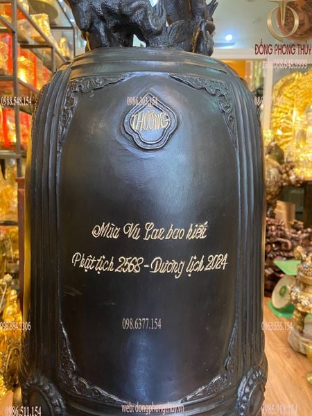 Chuông đồng Cao 87 phân miệng 42 phân 66.5kg