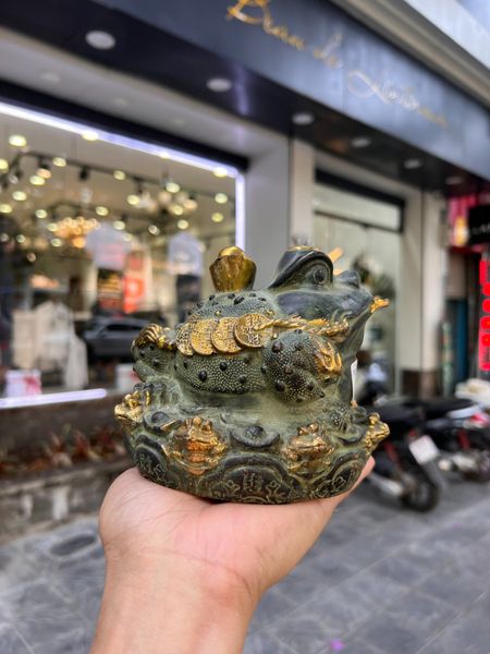 Thiềm thừ giả cổ cao 11,5cm