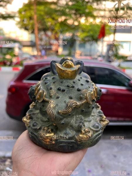 Thiềm thừ giả cổ cao 11,5cm