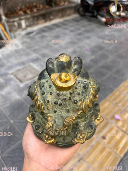 Thiềm thừ giả cổ cao 11,5cm