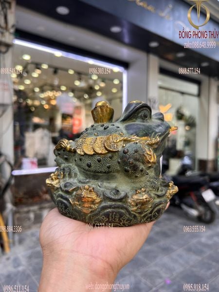 Thiềm thừ giả cổ cao 11,5cm