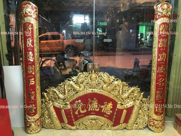 Cuốn thư câu đối 1m76