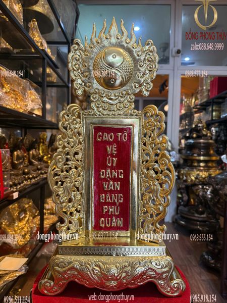 Bài vị cửu huyền thất tổ Cao 55 ngang 30 sâu 7