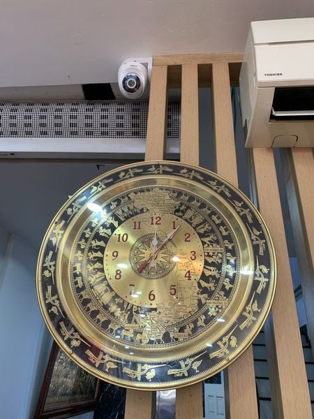 Mặt đồng hồ Trống Đồng Đông Sơn bản đồ