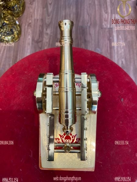 Súng pháo thần công bằng đồng Ngang 18 sâu 13 cao 14 nặng 1,5kg