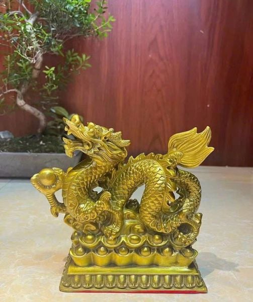 Tượng rồng phong thuỷ bằng đồng