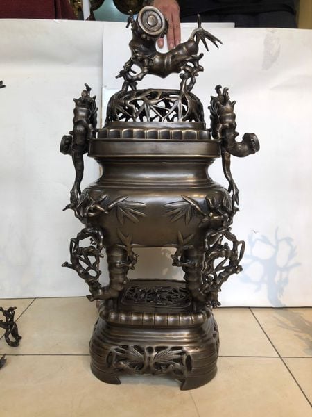 Bộ Đỉnh đồng trúc mai hóa long 70 23,6kg