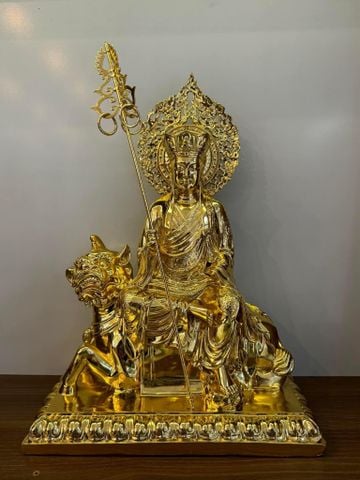Địa tạng vương dát vàng cao 48 ngang 29 sâu 16