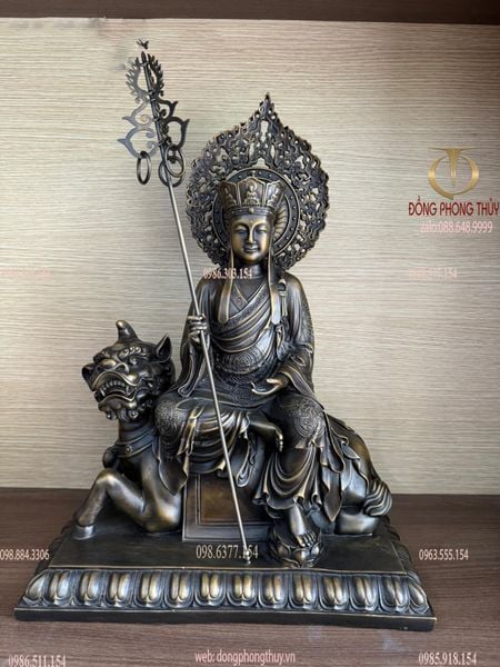 Địa tạng vương bằng đồng cao 48 ngang 29 sâu 16