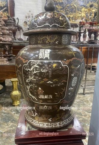 Đôi Chóe 60cm khảm ngũ sắc