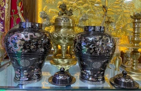 Đôi Choé tứ linh 55cm nặng 50kg
