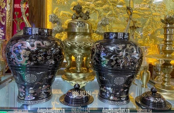 Đôi Choé tứ linh 55cm nặng 50kg