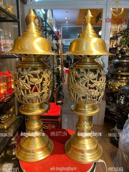 Đôi đèn cát tút cao 60cm