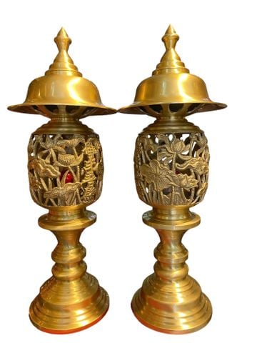 Đôi đèn cát tút cao 60cm