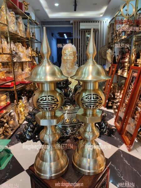 Đôi đèn cát tút cao 65cm