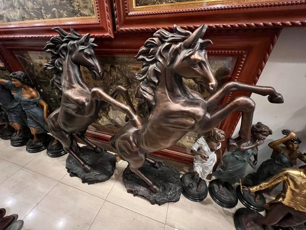 Đôi ngựa đồng cao 1m4