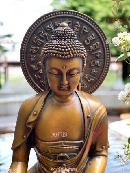 Dược sư lưu ly bằng đồng cao 32 ngang 20 nặng 5kg