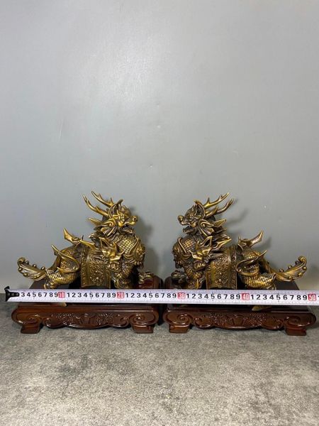 Kỳ lân phong thủy bằng đồng