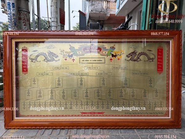 Gia phả đồng nguyên tấm ăn mòn 95x1m72