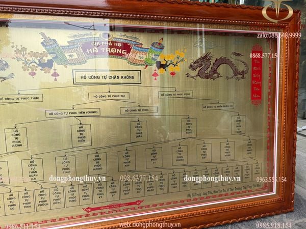 Gia phả đồng nguyên tấm ăn mòn 95x1m72