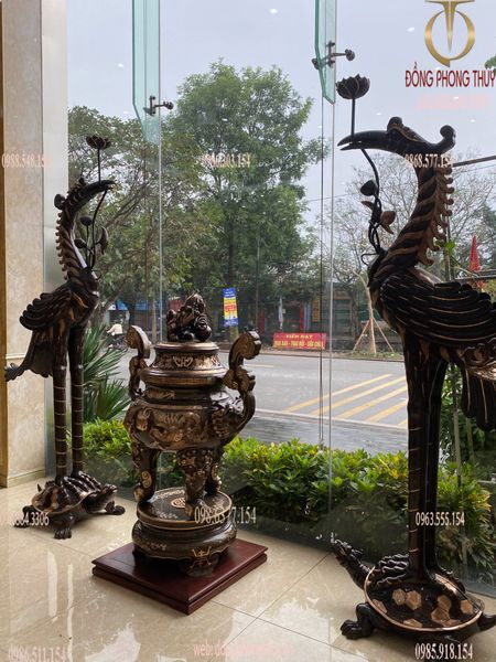 Hạc đồng hạc thờ 2m55