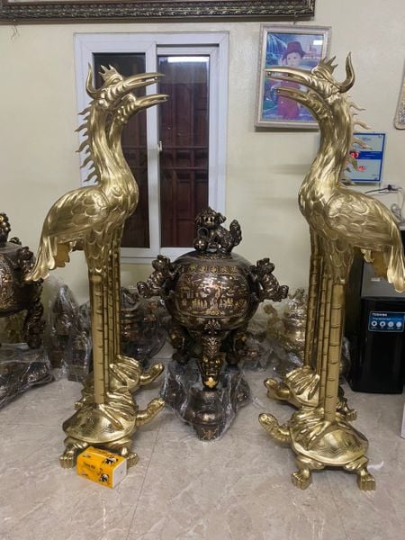 Hạc đồng hạc thờ cát tút 1m76